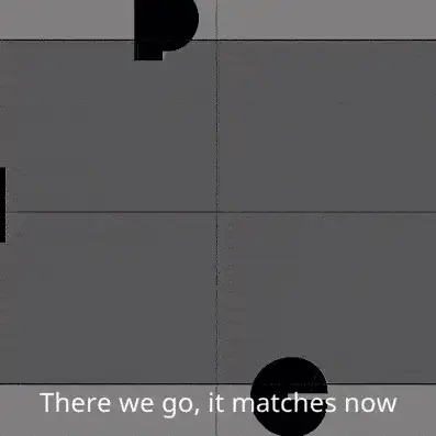 There we go, it matches now